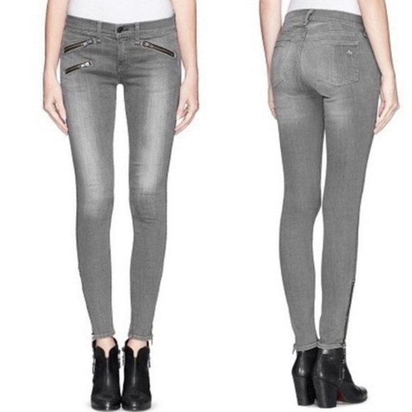 rag & bone Denim - RAG & BONE Silverlake Mid-Rise Skinny Leg Jeans 25